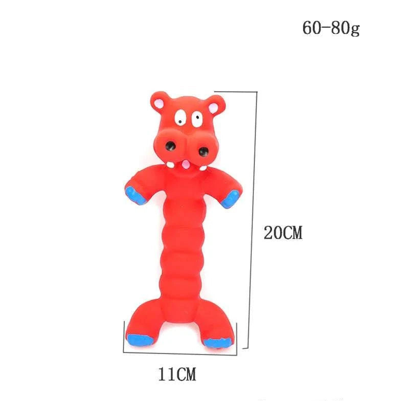 SqueakyPaws Latex Dog Toy durable squeaky rubber chew toy for dogs