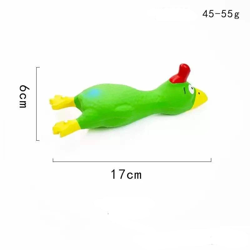 SqueakyPaws Latex Dog Toy durable squeaky latex rubber dog chew toy for puppies and adults