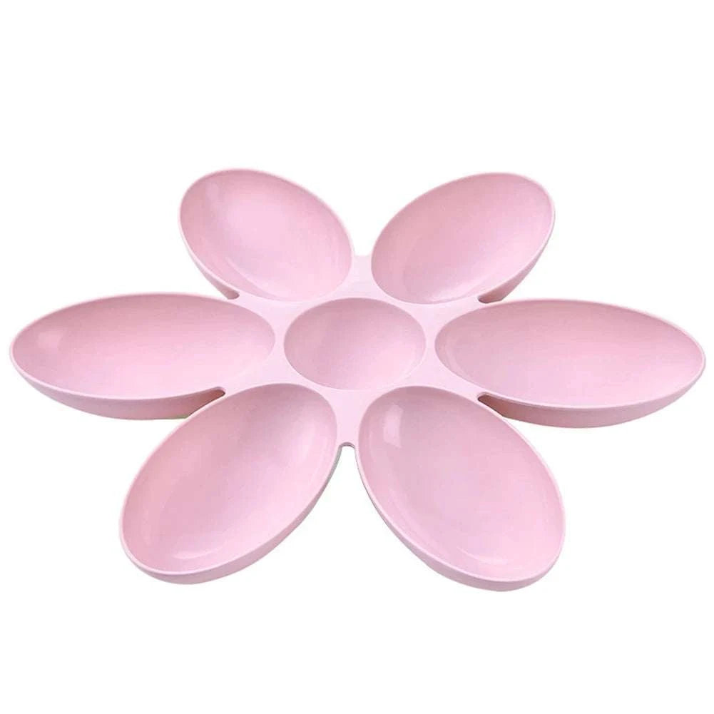 PetalFeast Multi-Cat Feeding Bowl – Flower-Shaped Multi Pet Food Dish