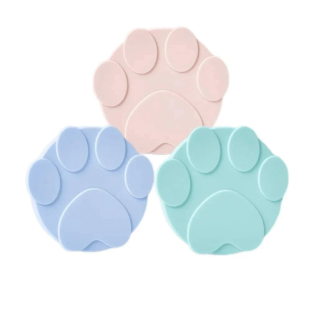 PawSeal 2-in-1 pet can cover and spoon in cat paw shape made of food-grade silicone for airtight seal and easy scooping