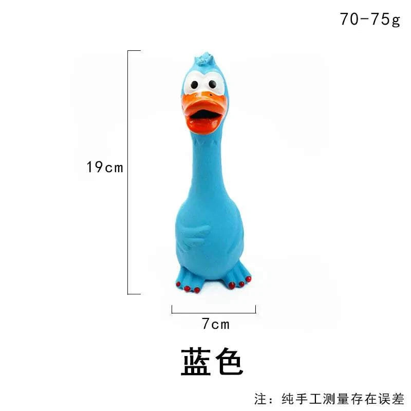 SqueakyPaws Latex Dog Toy durable squeaky rubber dog chew toy for puppies and adult dogs