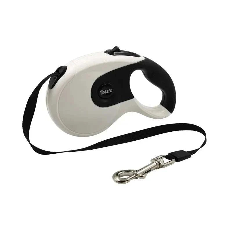 FreeStride Retractable Dog Leash with ergonomic handle and durable nylon leash for adjustable dog walking control