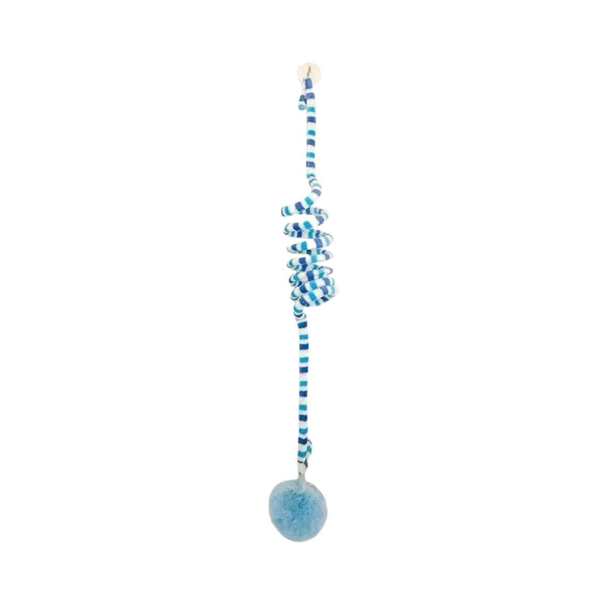 PurrSwing Hanging Spring Teaser – Blue, on a white background