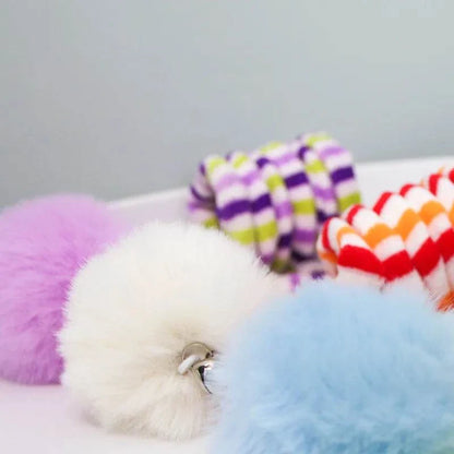 PurrSwing Interactive Cat Teaser Wand hanging spring toy with bell for cats and kittens play