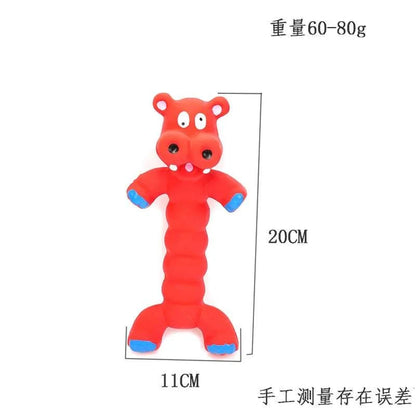 SqueakyPaws Latex Dog Toy durable squeaky rubber chew toy for dogs