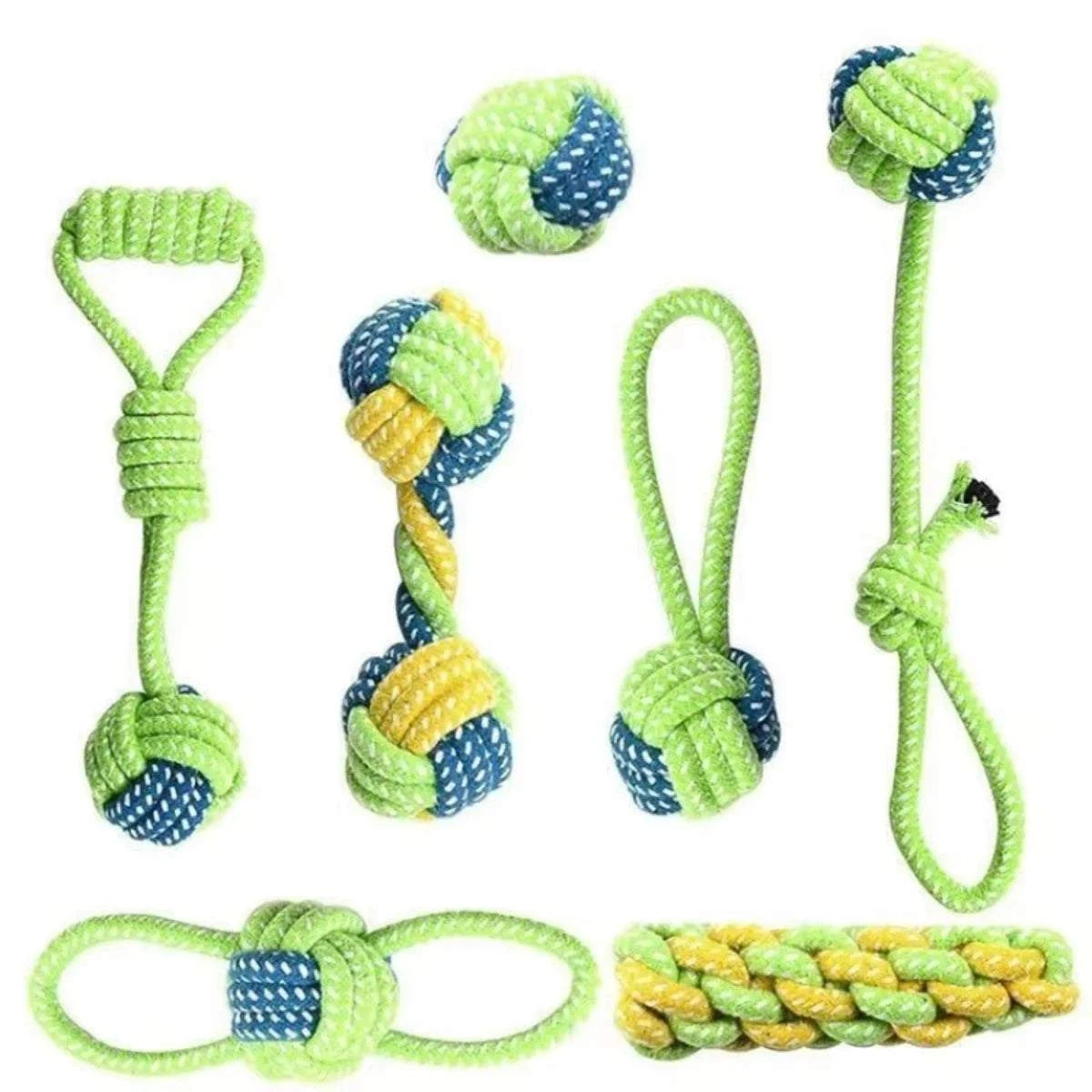 PawzTug Cotton Dental Rope Toy
