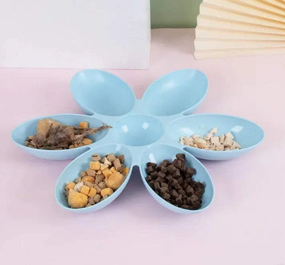 PetalFeast Multi-Cat Feeding Bowl – Flower-Shaped Multi Pet Food Dish