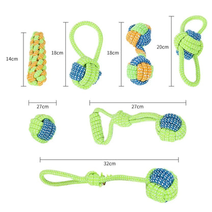 PawzTug Cotton Dental Rope Toy