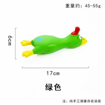 SqueakyPaws Latex Dog Toy durable squeaky latex rubber dog chew toy for puppies and adults