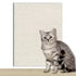 Durable self-adhesive cat scratch mat protecting furniture and walls from cat claws