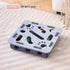 PurrPlay Interactive Cat Puzzle Box felt puzzle toy for indoor cat stimulation and exercise