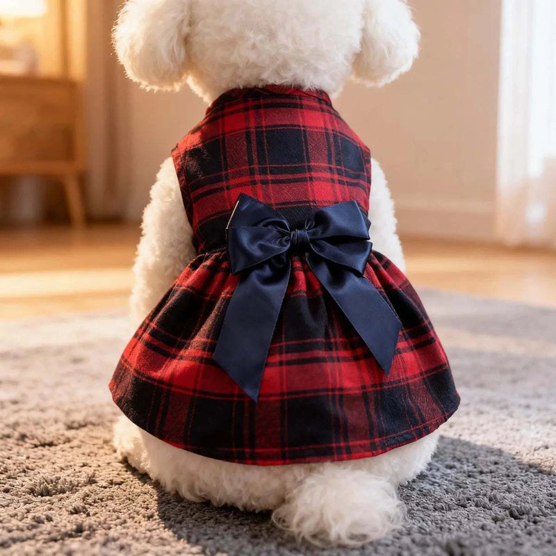 Kensington Charm Plaid Pet Dress