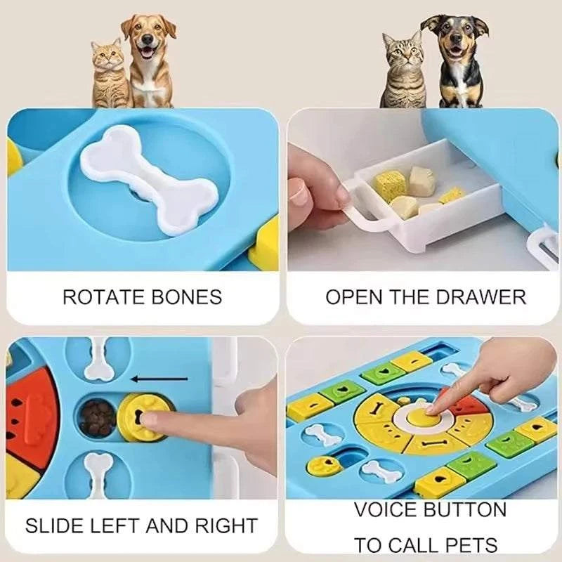 PawzPuzzle 4-in-1 Interactive Feeder