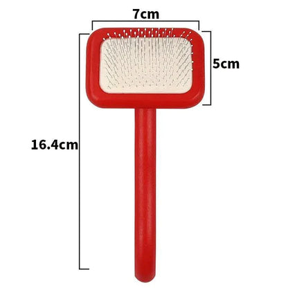CoatCare Premium Grooming Brush with stainless steel pins for gentle pet grooming and shedding control