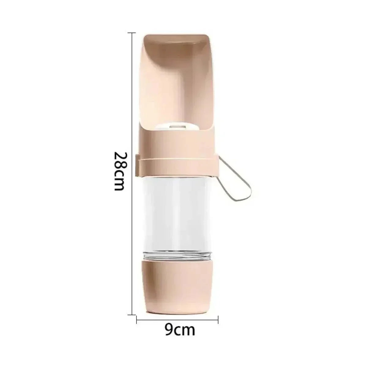 TravelPaws Portable Pet Water Bottle 2-in-1 hydration and feeding solution for pets on the go