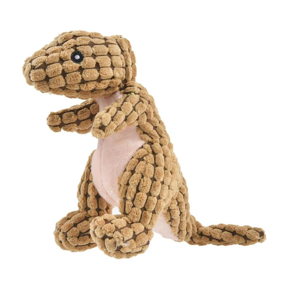 PawzDino Plush Squeak Toy