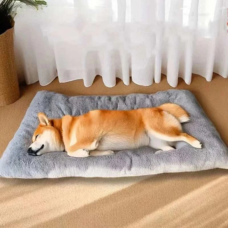 CloudRest Plush Pet Bed ultra-soft plush pet bed for dogs and cats with thick cushioning and solid color design