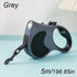 LumiPaw LED Retractable Dog Leash with built-in light and ergonomic handle for safe nighttime walks