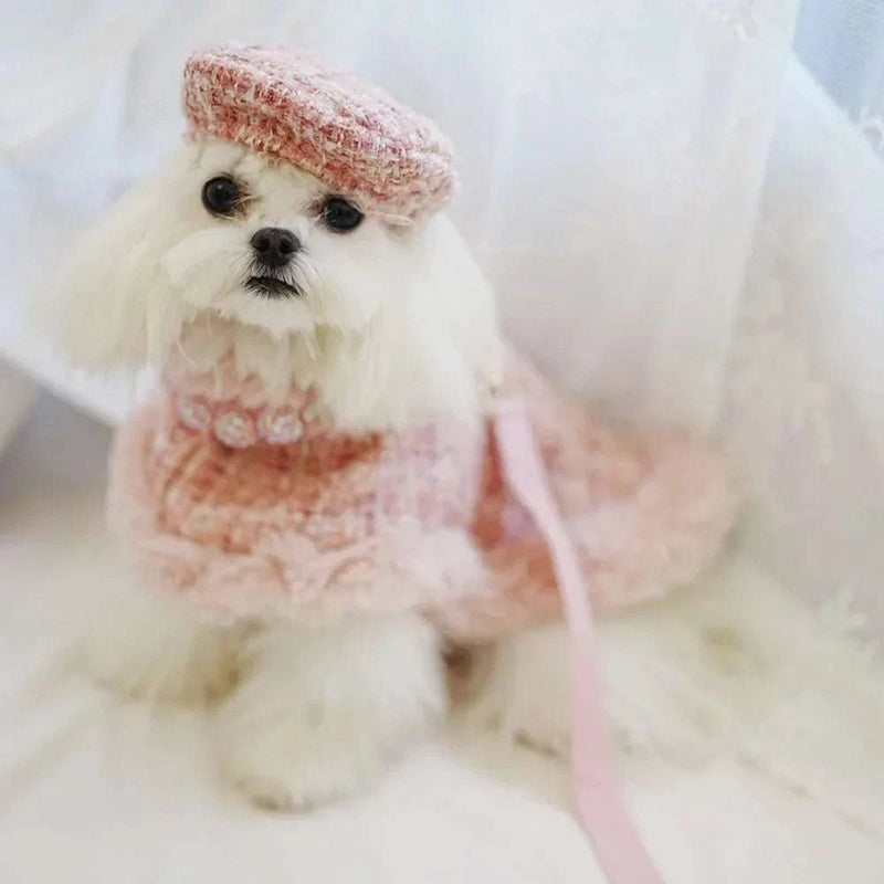 MerryPlaid Fleece Pet Cape