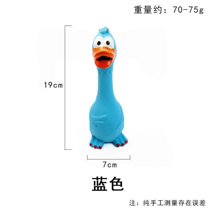 SqueakyPaws Latex Dog Toy durable squeaky rubber dog chew toy for puppies and adult dogs