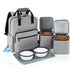 AdventurePaw Pet Travel Backpack with multiple compartments and collapsible water bowl for organized pet travel