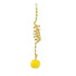 PurrSwing Interactive Cat Teaser Wand hanging spring toy with bell and plush ball for cats and kittens