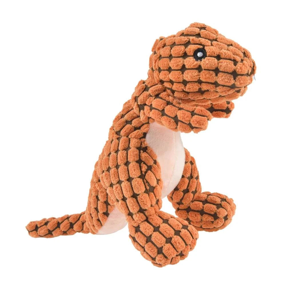 PawzDino Plush Squeak Toy