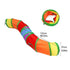 PurrMaze Foldable Cat Tunnel made of durable Oxford cloth with crinkle material and hanging ball toy for interactive indoor and outdoor play.