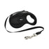 FreeStride Retractable Dog Leash with ergonomic handle and durable nylon strap for adjustable walking distance