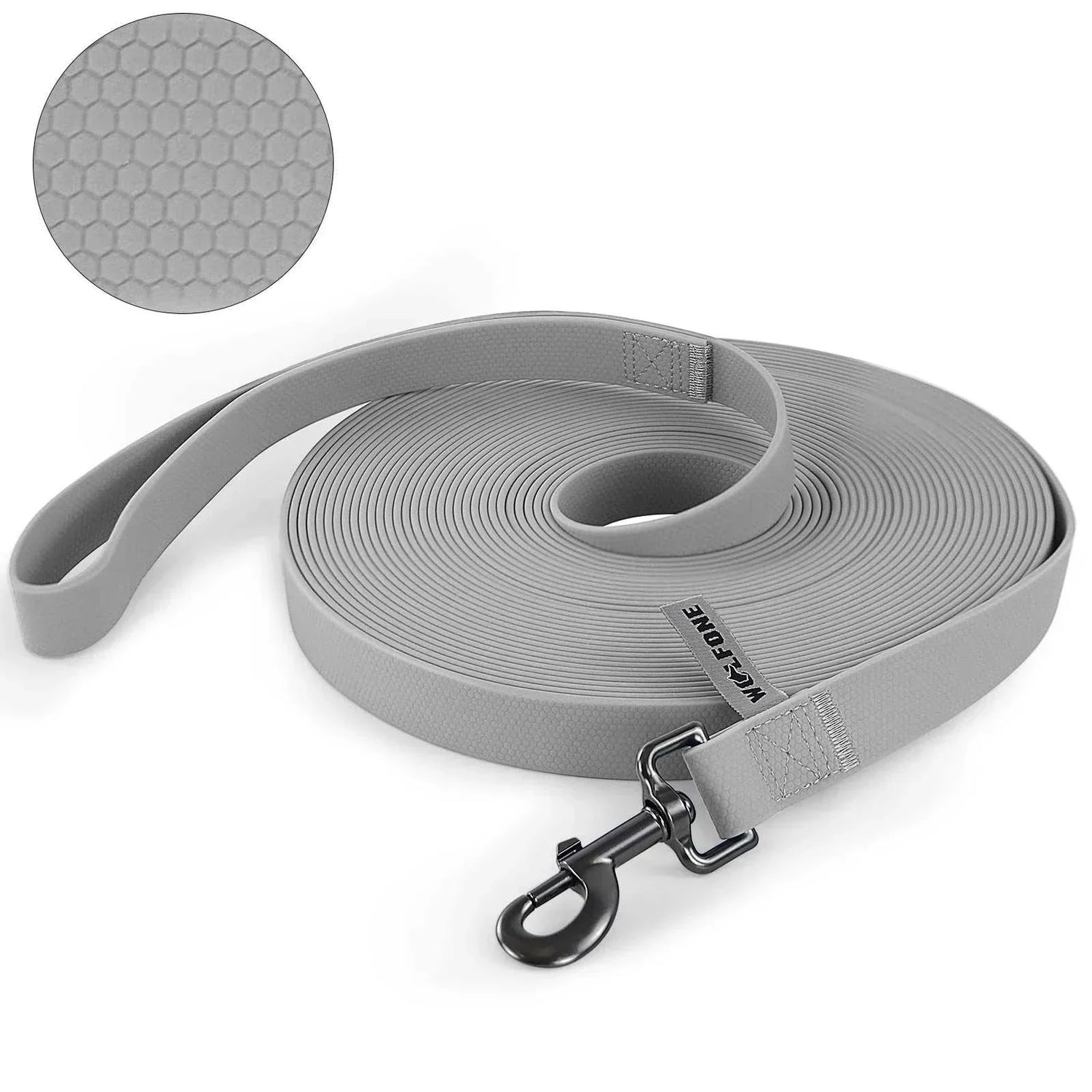 TrailFlex Long Dog Training Leash made of durable PVC, designed for recall training and outdoor use with small to large dogs
