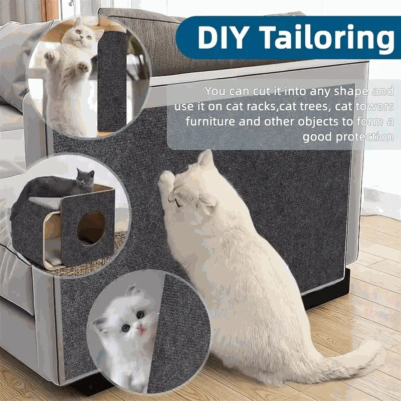Cat Scratch Mat self-adhesive furniture protector for cats preventing claw damage