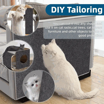 Cat Scratch Mat self-adhesive furniture protector for cats preventing claw damage