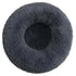 Round plush pet bed for large and medium dogs, super soft and warm winter sleeping house with non-slip waterproof bottom